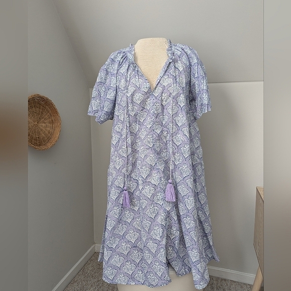 Roller Rabbit Jemima Temmy Lavender Cotton Dress - Picture 2 of 9